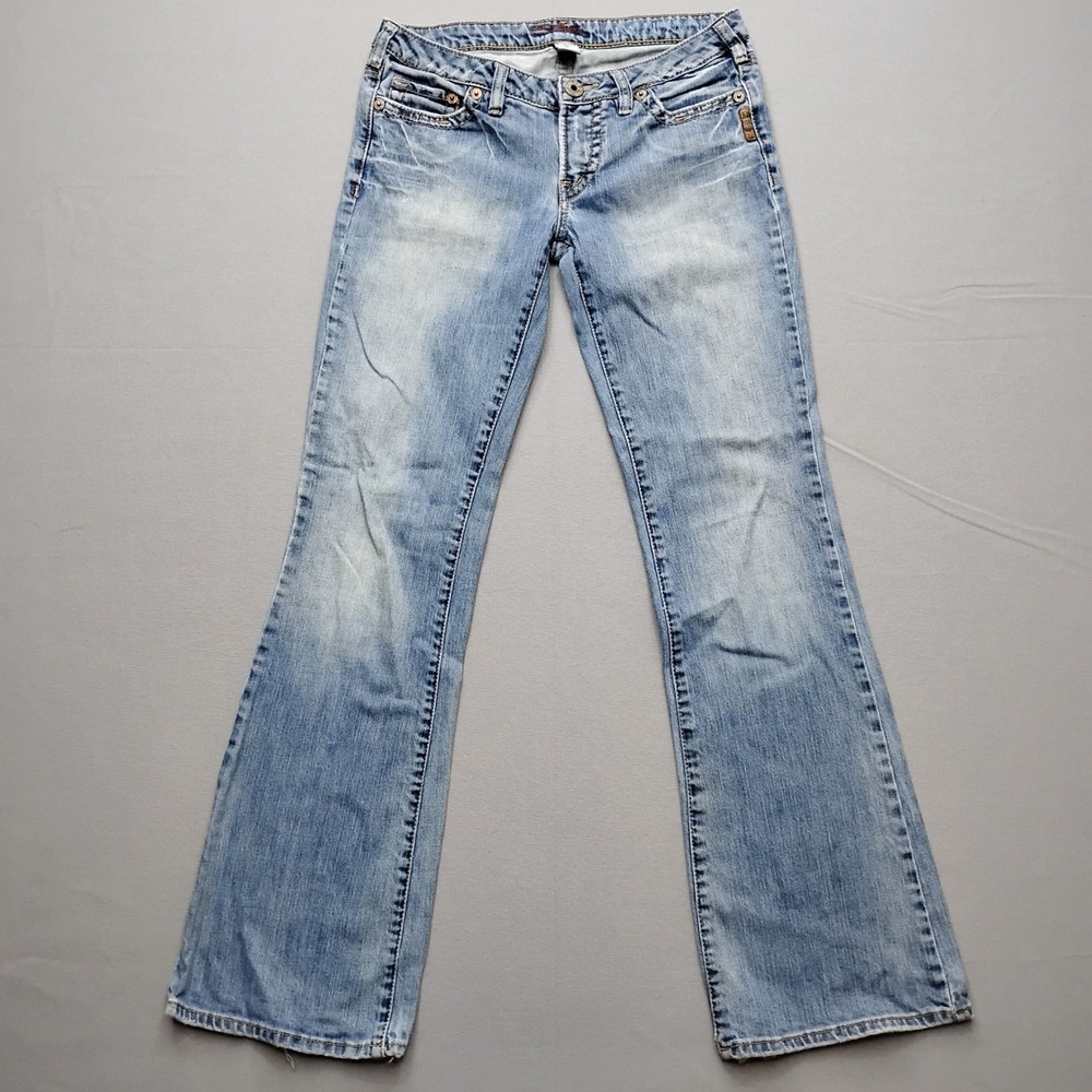 Silver Jeans Kaleidoscope Low Rise Bootcut Denim Blue Vintage Size 29